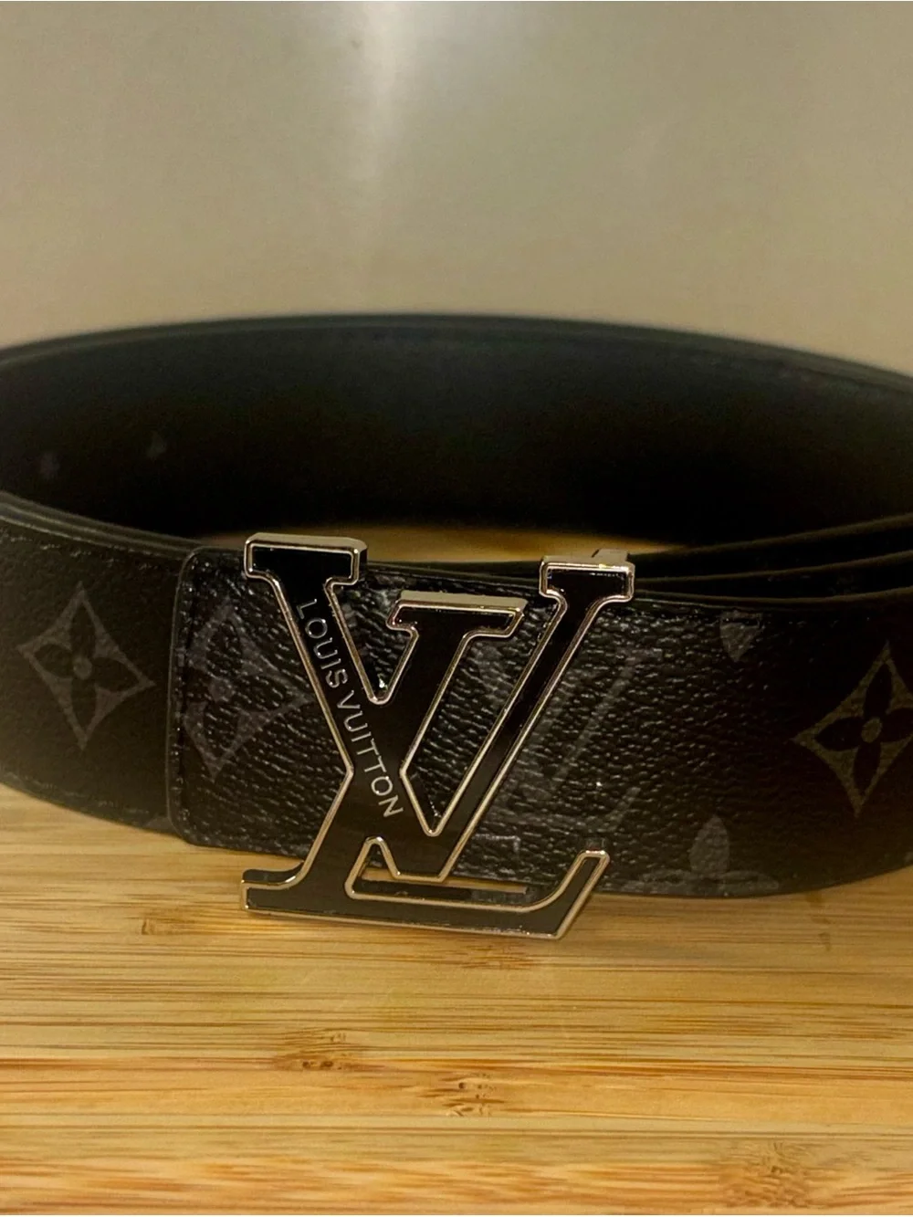 Brand New  Men’s Black Monogram LV Reversible Belt